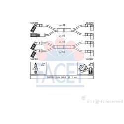 Sada zapaľovacích káblov FACET 4.8889