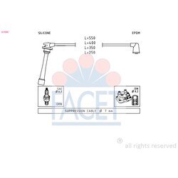 Sada zapaľovacích káblov FACET 4.9385