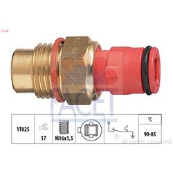 Teplotný spínač ventilátora chladenia FACET 7.5156