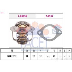 Termostat chladenia FACET 7.8305