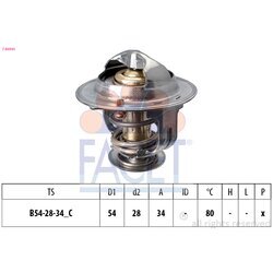 Termostat chladenia FACET 7.8694S