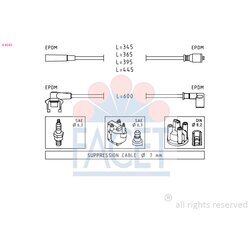 Sada zapaľovacích káblov FACET 4.8543