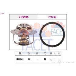 Termostat chladenia FACET 7.7994