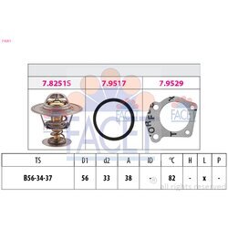 Termostat chladenia FACET 7.8251
