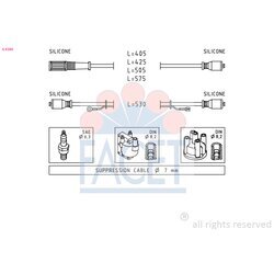Sada zapaľovacích káblov FACET 4.8386