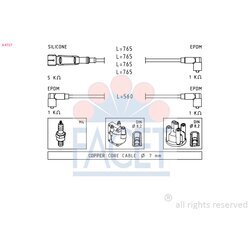 Sada zapaľovacích káblov FACET 4.8727
