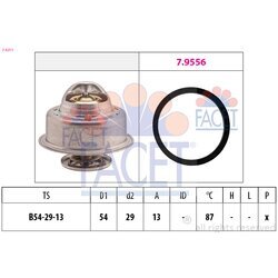 Termostat chladenia FACET 7.8211