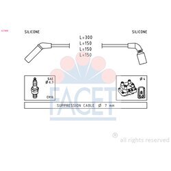 Sada zapaľovacích káblov FACET 4.7006