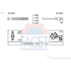 Sada zapaľovacích káblov FACET 4.7230