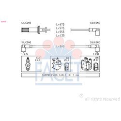 Sada zapaľovacích káblov FACET 4.8650