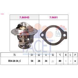 Termostat chladenia FACET 7.8694