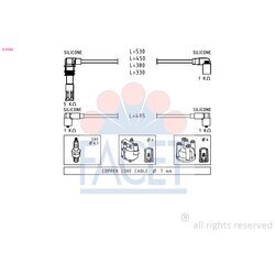 Sada zapaľovacích káblov FACET 4.9580
