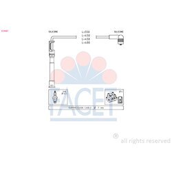 Sada zapaľovacích káblov FACET 4.9681
