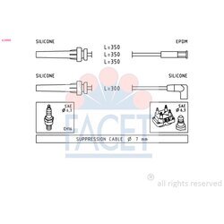 Sada zapaľovacích káblov FACET 4.9990