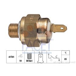 Teplotný spínač kontrolky teploty chladenia FACET 7.4084