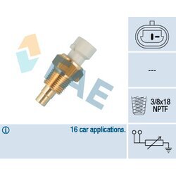 Snímač teploty chladiacej kvapaliny FAE 32711