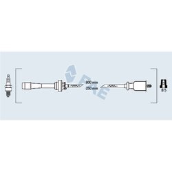 Sada zapaľovacích káblov FAE 83265