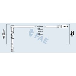 Sada zapaľovacích káblov FAE 85065