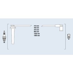 Sada zapaľovacích káblov FAE 85128