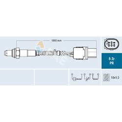 Lambda sonda FAE 75120