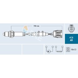 Lambda sonda FAE 75652