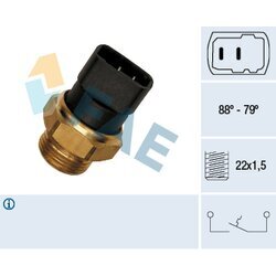 Teplotný spínač ventilátora chladenia FAE 37270