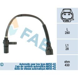 Snímač impulzov kľukového hriadeľa FAE 79123