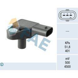 Snímač tlaku v sacom potrubí FAE 15275