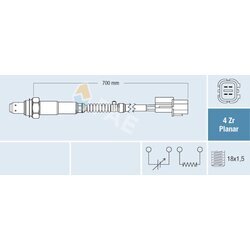 Lambda sonda FAE 77689