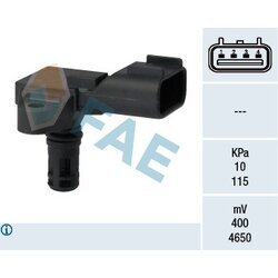 Snímač tlaku v sacom potrubí FAE 15113