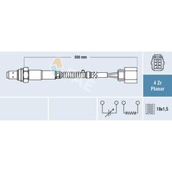 Lambda sonda FAE 77474