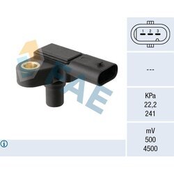Snímač tlaku v sacom potrubí FAE 15269