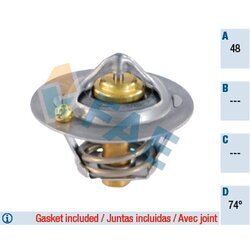 Termostat chladenia FAE 5323274