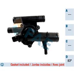 Termostat chladenia FAE 5323883