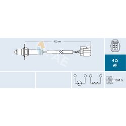 Lambda sonda FAE 75606