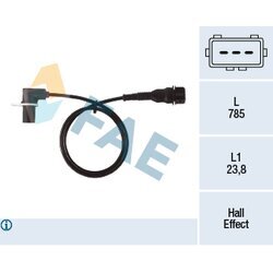 Snímač impulzov kľukového hriadeľa FAE 79482
