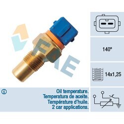 Snímač teploty chladiacej kvapaliny FAE 34120