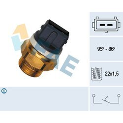 Teplotný spínač ventilátora chladenia FAE 37570