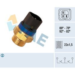 Teplotný spínač ventilátora chladenia FAE 38110