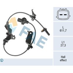 Snímač počtu otáčok kolesa FAE 78630