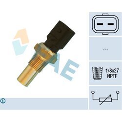 Snímač teploty chladiacej kvapaliny FAE 33540
