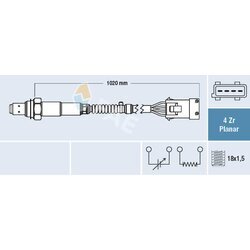 Lambda sonda FAE 77236