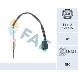 Snímač teploty výfukových plynov FAE 68602