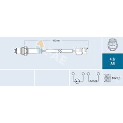 Lambda sonda FAE 75665