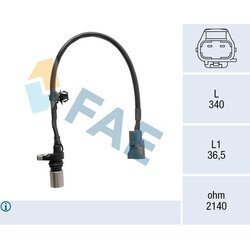 Snímač impulzov kľukového hriadeľa FAE 79534