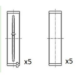 Ložisko kľukového hriadeľa FAI AutoParts BM1019-050