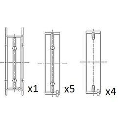 Ložisko kľukového hriadeľa FAI AutoParts BM1021-025