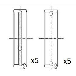 Ložisko kľukového hriadeľa FAI AutoParts BM1036-STD