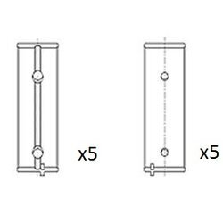 Ložisko kľukového hriadeľa FAI AutoParts BM1042-050