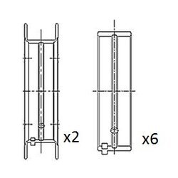 Ložisko kľukového hriadeľa FAI AutoParts BM1016-025